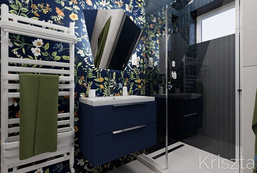 Bold bathroom design