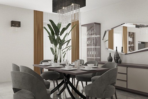 Design of a newly built home for a middle-aged couple living in Baja.